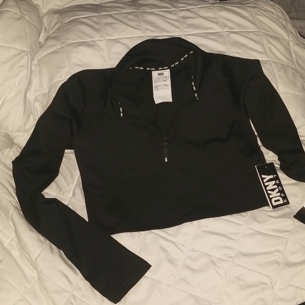DKNY Balance Quarter Zip NWT